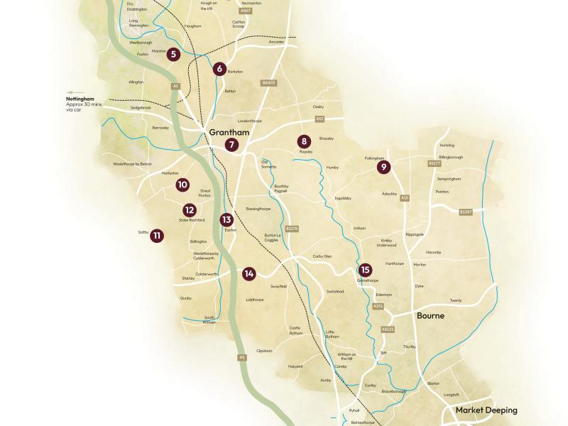 Map of South Kesteven District council
