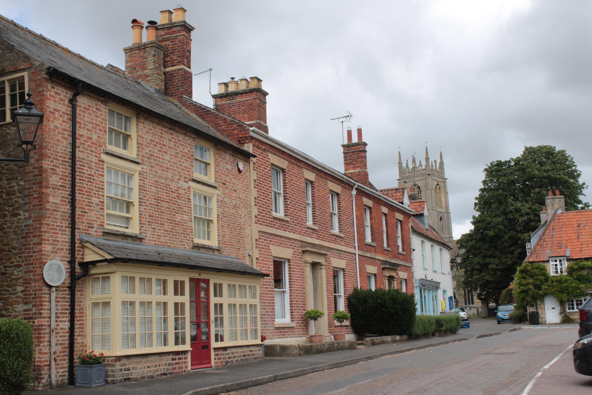 A street in Folkingham village