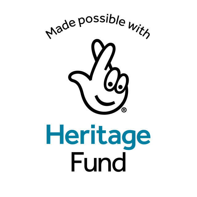 Lottery Fund logo - white